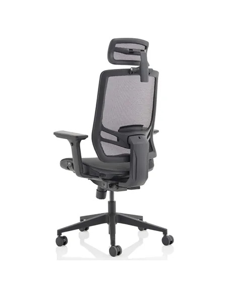 Dynamic Ergo Twist Office Chair Black Mesh Seat Mesh Back with Headrest KC0299