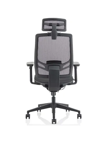 Dynamic Ergo Twist Office Chair Black Mesh Seat Mesh Back with Headrest KC0299