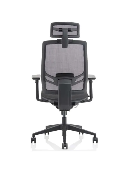 Dynamic Ergo Twist Office Chair Black Mesh Seat Mesh Back with Headrest KC0299