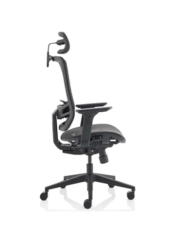 Dynamic Ergo Twist Office Chair Black Mesh Seat Mesh Back with Headrest KC0299