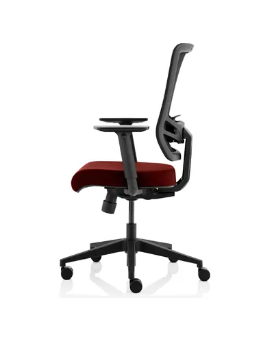 Dynamic Ergo Twist Office Chair Bespoke Fabric Seat Ginseng Chilli Mesh Back KCUP1897