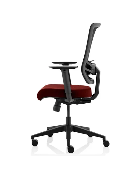 Dynamic Ergo Twist Office Chair Bespoke Fabric Seat Ginseng Chilli Mesh Back KCUP1897