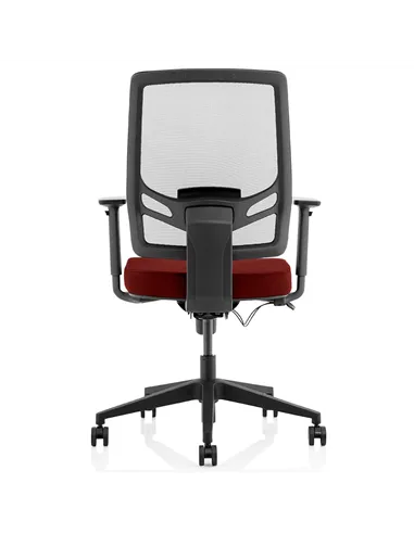 Dynamic Ergo Twist Office Chair Bespoke Fabric Seat Ginseng Chilli Mesh Back KCUP1897
