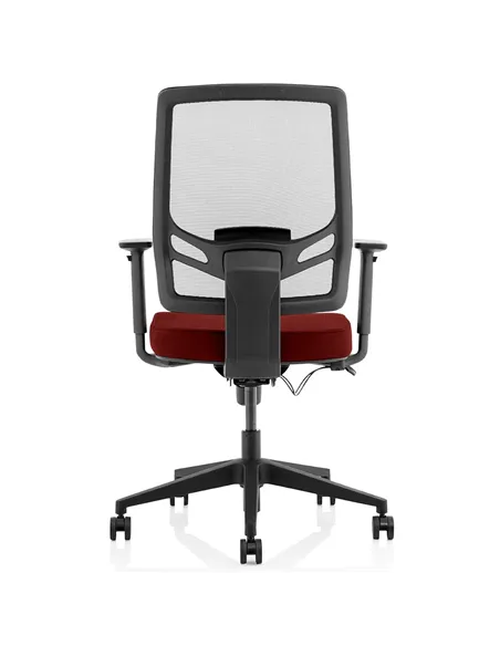 Dynamic Ergo Twist Office Chair Bespoke Fabric Seat Ginseng Chilli Mesh Back KCUP1897