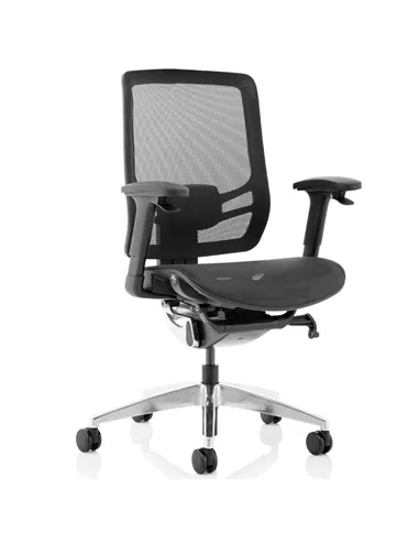 Dynamic Ergo Click Posture Office Chair Black Mesh Seat Black Mesh Back OP000251