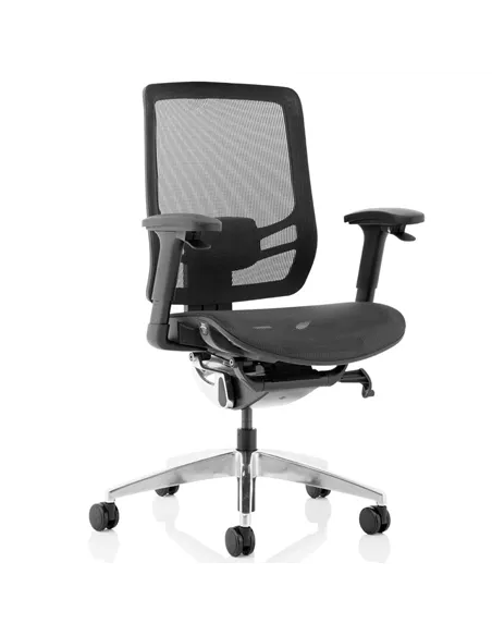 Dynamic Ergo Click Posture Office Chair Black Mesh Seat Black Mesh Back OP000251