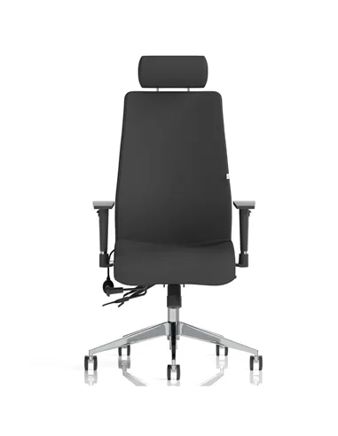 Dynamic Onyx Posture Office Chair Bespoke Colour Seat With Headrest Myrrh Green KCUP0418
