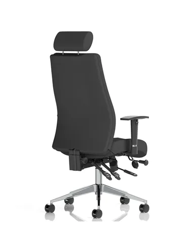 Dynamic Onyx Posture Office Chair Bespoke Colour Seat With Headrest Myrrh Green KCUP0418