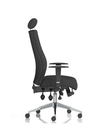 Dynamic Onyx Posture Office Chair Bespoke Colour Seat With Headrest Tabasco Orange KCUP0420