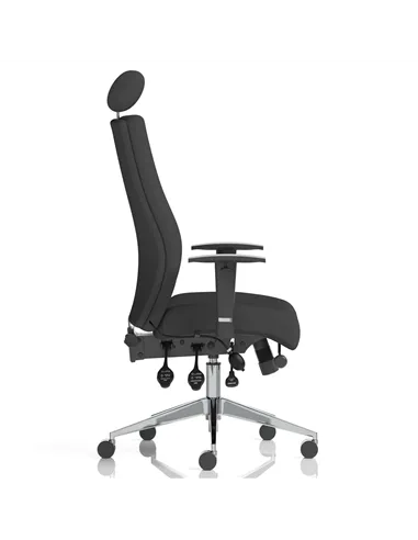Dynamic Onyx Posture Office Chair Bespoke Colour Seat With Headrest Tansy Purple KCUP0424