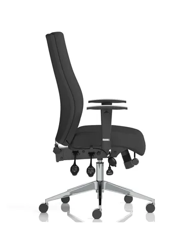 Dynamic Onyx Posture Office Chair Bespoke Colour Seat Without Headrest Senna Yellow KCUP0429