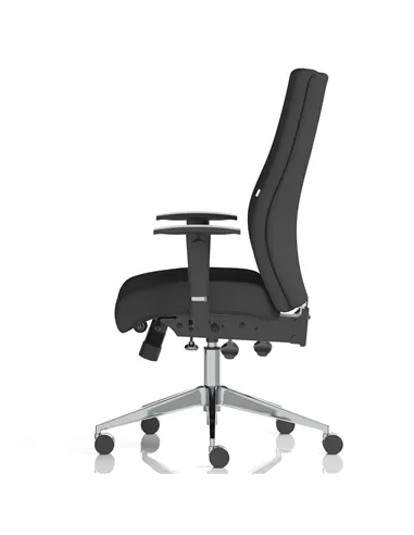 Dynamic Onyx Ergo Posture Desk Chair Black Fabric Without Headrest With Arms OP000095