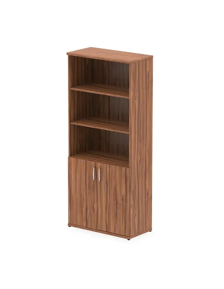 Dynamic Impulse 2000mm Open Shelves Cupboard Walnut I000107