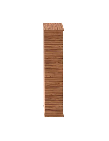 Dynamic Impulse 2000mm Bookcase Walnut I000112