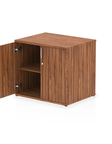 Dynamic Impulse 600mm Deep Desk High Cupboard Walnut I000122