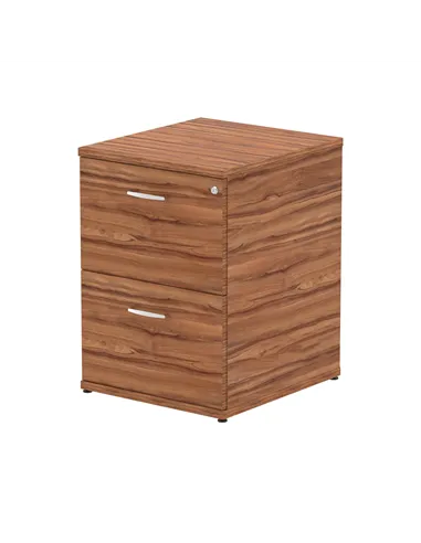 Dynamic Impulse 2 Drawer Filing Cabinet Walnut I000132