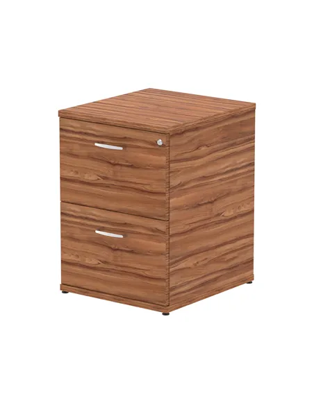 Dynamic Impulse 2 Drawer Filing Cabinet Walnut I000132