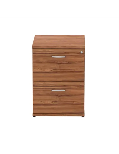 Dynamic Impulse 2 Drawer Filing Cabinet Walnut I000132