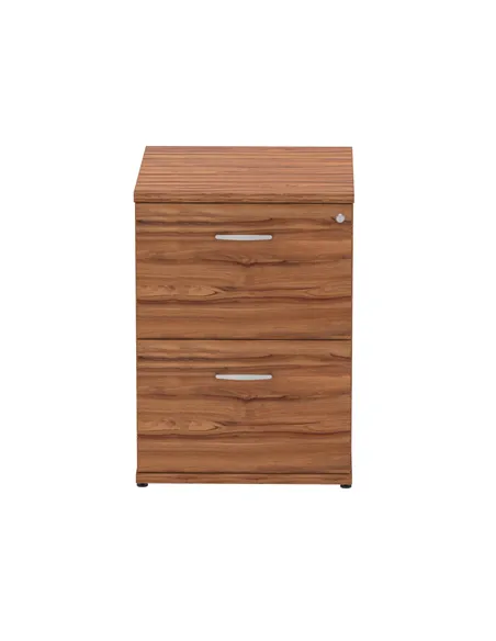 Dynamic Impulse 2 Drawer Filing Cabinet Walnut I000132