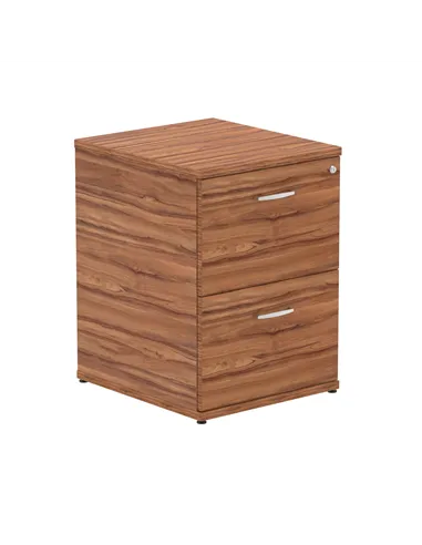 Dynamic Impulse 2 Drawer Filing Cabinet Walnut I000132