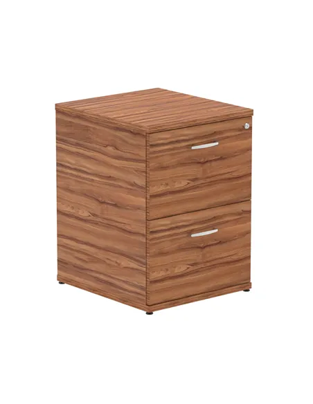 Dynamic Impulse 2 Drawer Filing Cabinet Walnut I000132