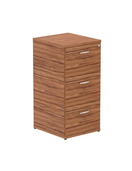 Dynamic Impulse 3 Drawer Filing Cabinet Walnut I000133