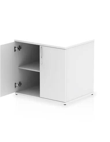Dynamic Impulse 600mm Deep Desk High Cupboard White I000182
