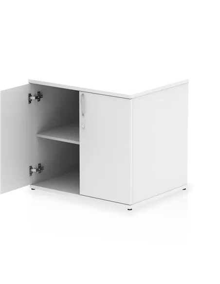 Dynamic Impulse 600mm Deep Desk High Cupboard White I000182