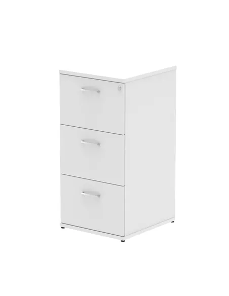 Dynamic Impulse 3 Drawer Filing Cabinet White I000193