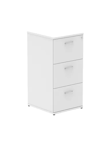 Dynamic Impulse 3 Drawer Filing Cabinet White I000193