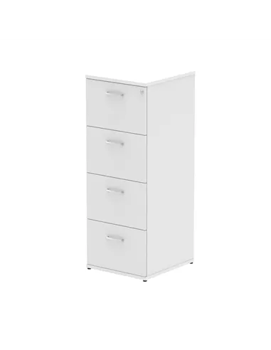 Dynamic Impulse 4 Drawer Filing Cabinet White I000194