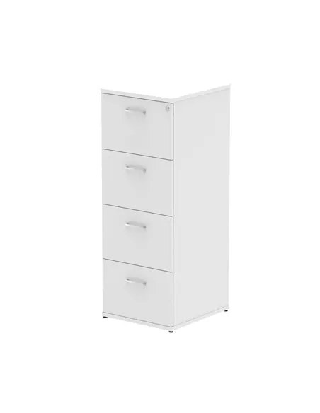 Dynamic Impulse 4 Drawer Filing Cabinet White I000194