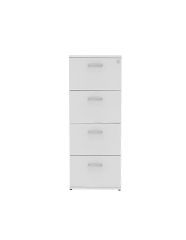 Dynamic Impulse 4 Drawer Filing Cabinet White I000194