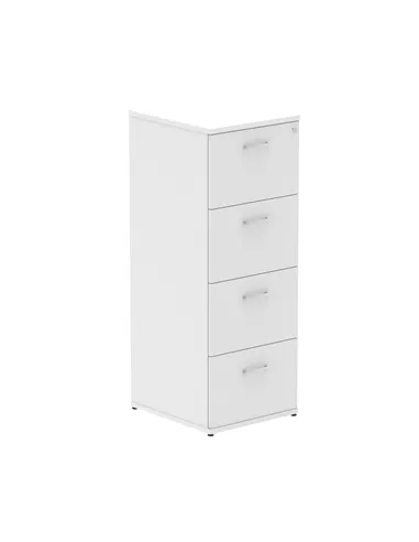Dynamic Impulse 4 Drawer Filing Cabinet White I000194