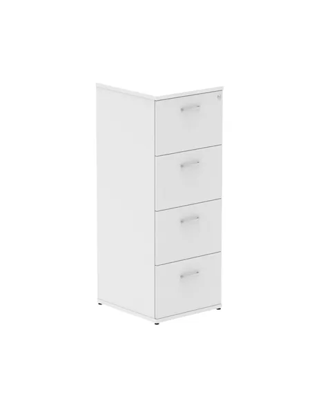 Dynamic Impulse 4 Drawer Filing Cabinet White I000194