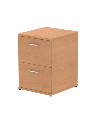 Dynamic Impulse 2 Drawer Filing Cabinet Oak I000780