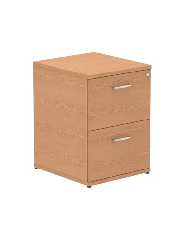 Dynamic Impulse 2 Drawer Filing Cabinet Oak I000780
