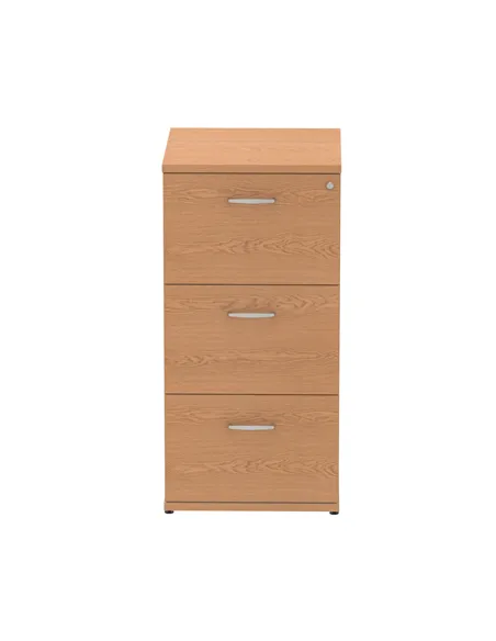 Dynamic Impulse 3 Drawer Filing Cabinet Oak I000781
