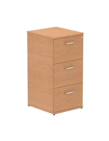 Dynamic Impulse 3 Drawer Filing Cabinet Oak I000781