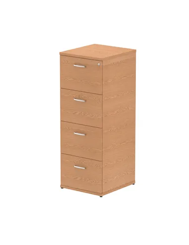 Dynamic Impulse 4 Drawer Filing Cabinet Oak I000782