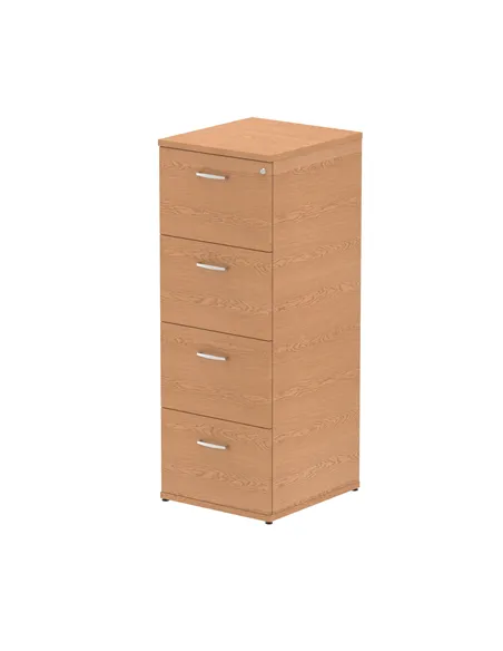 Dynamic Impulse 4 Drawer Filing Cabinet Oak I000782