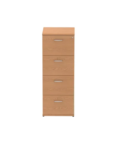Dynamic Impulse 4 Drawer Filing Cabinet Oak I000782
