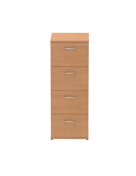 Dynamic Impulse 4 Drawer Filing Cabinet Oak I000782