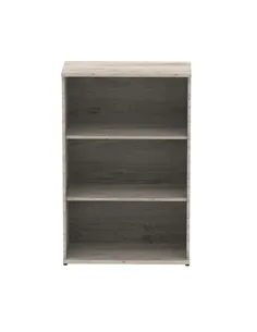 Dynamic Impulse 1200mm Bookcase Grey Oak I003228 2