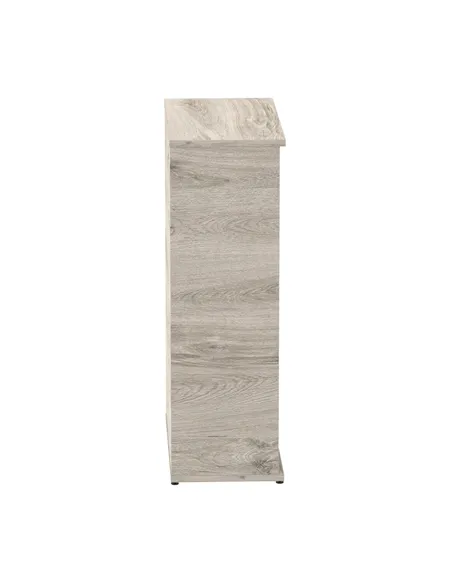 Dynamic Impulse 1200mm Bookcase Grey Oak I003228