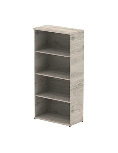 Dynamic Impulse 1600mm Bookcase Grey Oak I003229