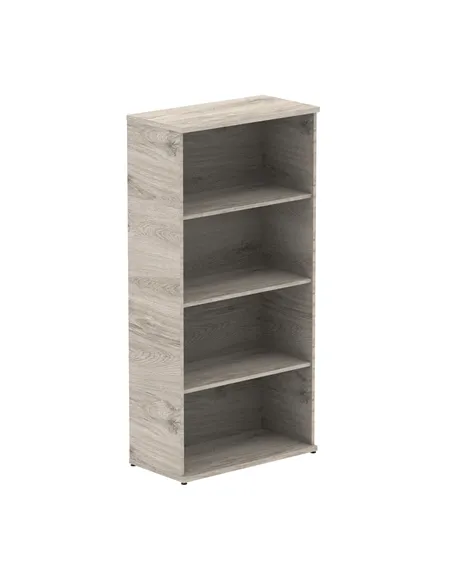 Dynamic Impulse 1600mm Bookcase Grey Oak I003229