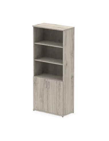 Dynamic Impulse 2000mm Open Shelves Cupboard Grey Oak I003240