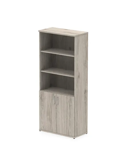 Dynamic Impulse 2000mm Open Shelves Cupboard Grey Oak I003240