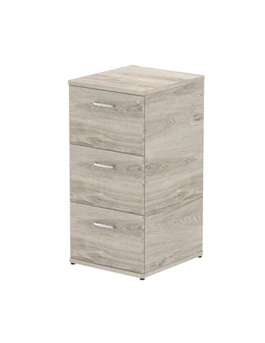 Dynamic Impulse 3 Drawer Filing Cabinet Grey Oak I003242